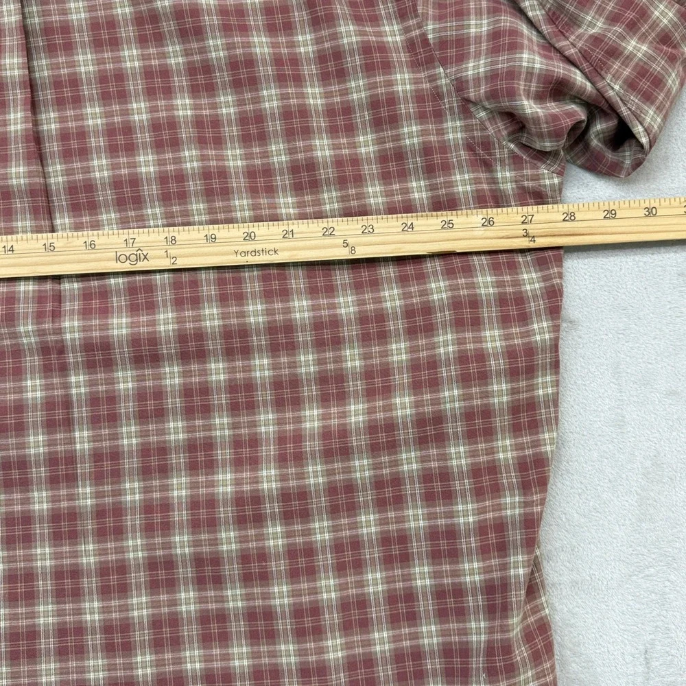 VTG Polo Ralph Lauren Button Down Shirt Men XL Plaid Blake Long Sleeve Cotton